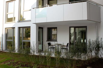 Neubau eines Mehrfamilienhauses mit 33 Wohneinheiten in Lübeck <br>Bauzeit: 2015-2016 <br>Leistungsspektrum: HOAI Phase: 1-6