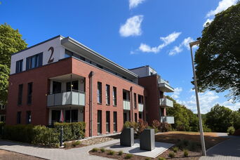 Neubau eines Mehrfamilienhauses mit<br>19 WE u. einer Wohngruppe in Eutin <br>Bauzeit: 2023 - 2024 <br>Leistungsspektrum: HOAI Phase: 1-9