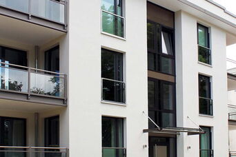 Neubau von 6 Eigentumswohnungen am Wasser in Lübeck <br>Bauzeit: 2011-2012 <br>Leistungsspektrum: HOAI Phase: 1-7