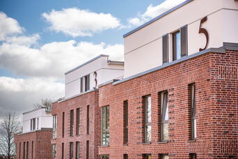 Neubau von 3 Mehrfamilienhäusern in Eutin <br>Bauzeit: 2018-2019 <br>Leistungsspektrum: HOAI Phase: 1-9