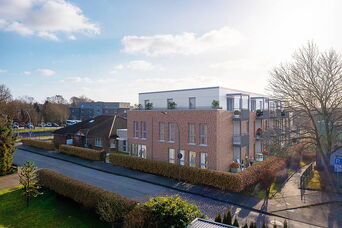 Neubau einer Wohnanlage mit 11 Senioren- <br>wohnungen und einer Tiefgarage <br>Bauzeit: 05|2022 - 03|2024 <br>Leistungsspektrum: HOAI Phase: 1-7