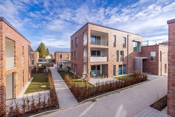 Neubau "Wohnen für Jung und Alt Ratzeburger Allee" 4. bis 6. BA in Lübeck <br>Bauzeit: 2020-2022 <br>Leistungsspektrum: HOAI Phase: 3-9