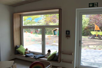 Neubau einer sechszügigen Kindertagesstätte in Kaltenkirchen <br>Bauzeit: 2018 <br>Leistungsspektrum: HOAI Phase: 1-7