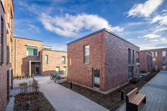 Neubau "Wohnen für Jung und Alt Ratzeburger Allee" 4. bis 6. BA in Lübeck <br>Bauzeit: 2020-2022 <br>Leistungsspektrum: HOAI Phase: 3-9
