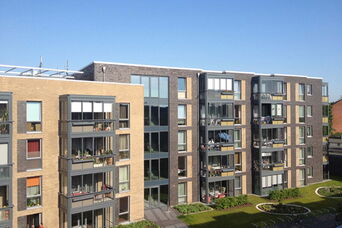 Neubau von 2 altengerechten Wohnanlagen und 95 WE in Lübeck <br>Bauzeit: 02|2010 - 03|2011 <br>Leistungsspektrum: HOAI Phase: 1-9
