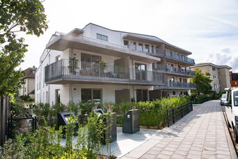 Neubau einer Wohnanlage mit 23 WE und Tiefgarage in Lübeck-Travemünde<br>Bauzeit: 2019 - 2021 <br>Leistungsspektrum: HOAI Phase: 1-9