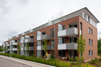 Neubau eines Wohngebäudes mit 32 WE in Lübeck <br>Bauzeit: 2010-2011 <br>Leistungsspektrum: HOAI Phase: 1-9