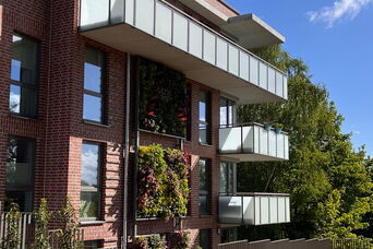 Neubau eines Mehrfamilienhauses mit<br>19 WE u. einer Wohngruppe in Eutin <br>Bauzeit: 2023 - 2024 <br>Leistungsspektrum: HOAI Phase: 1-9