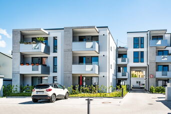 Neubau von Wohnanlagen in 1. &amp; 2. Reihe in Lübeck <br>Bauzeit: 2017-2019 <br>Leistungsspektrum: HOAI Phase: 1-9