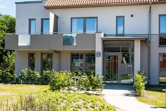 Neubau einer Wohnanlage in Lübeck, 1.+2.BA <br>Bauzeit: 2018-2022 <br>Leistungsspektrum: HOAI Phase: 2-9