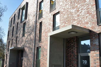 Neubau "Wohnen für Jung und Alt Ratzeburger Allee" 4. bis 6. BA in Lübeck <br>Bauzeit: 2020-2022 <br>Leistungsspektrum: HOAI Phase: 3-9